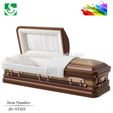 JS-ST421 trade assurance supplier reasonable price gold china church caskets